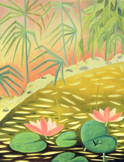 Water Lily Pond I by Marie Hugo